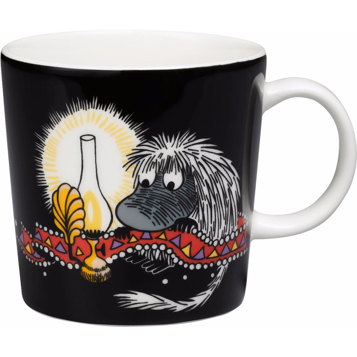 Moomin Arabia Mumikrus i porcelæn med motivet Forfader fra Mumidalen