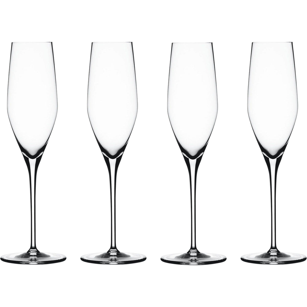 Spiegelau Authentis champagneglas 19 cl, sæt med fire krystalglas