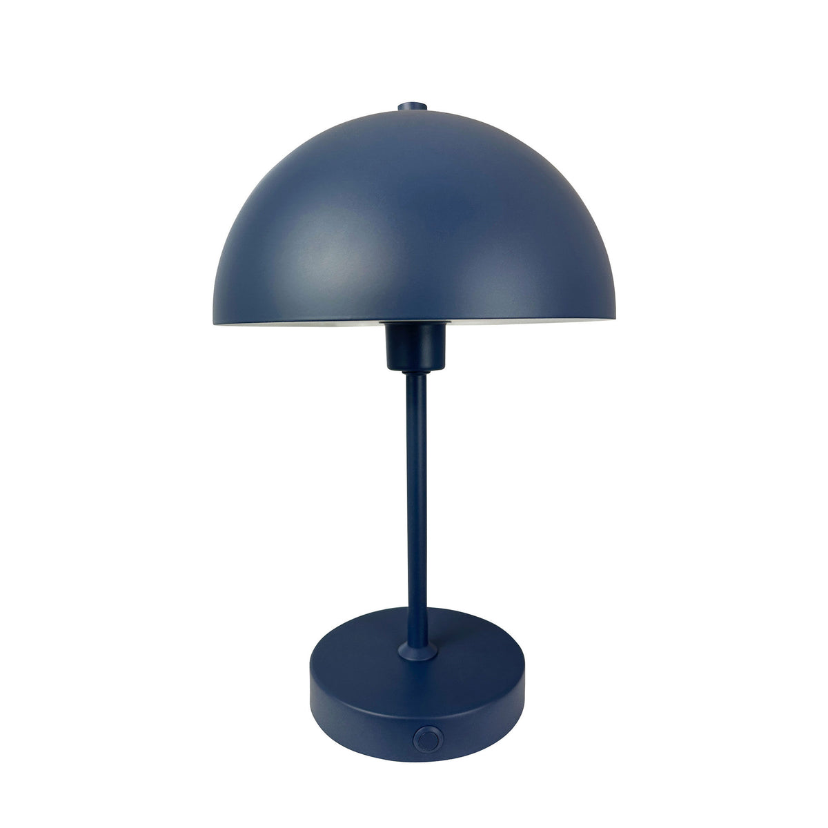 Dyberg Larsen Stockholm LED bordlampe i farven indigo blue