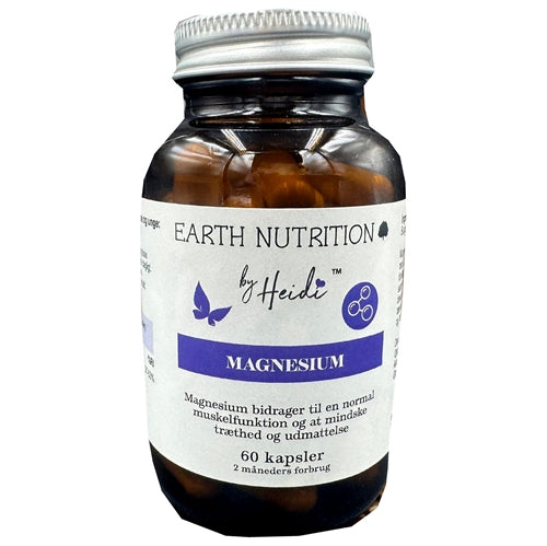 Pakke med Earth Nutrition Magnesium Food-State, 60 kapsler