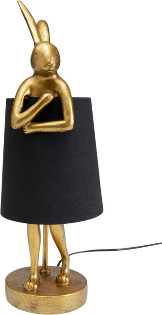 Se KARE DESIGN Animal Rabbit bordlampe - sort linnedhør og guld polyresin/stål (H:50cm) ❤ Kæmpe udvalg i Kare Design - Køb online på udsalg og tilbud lige nu ❤ Billig fragt og hurtig levering - Varenummer: Boboonline-106394 og barcode / Ean: 4025621557968 på lager - Udsalg på Interiør,Belysning,Lamper,Bordlamper,
Interiør,
Belysning,
Lamper,
Dyrelamper,
KARE D Spar stort – op til 53% - Over 2.739 kendte brands på stort udsalg
