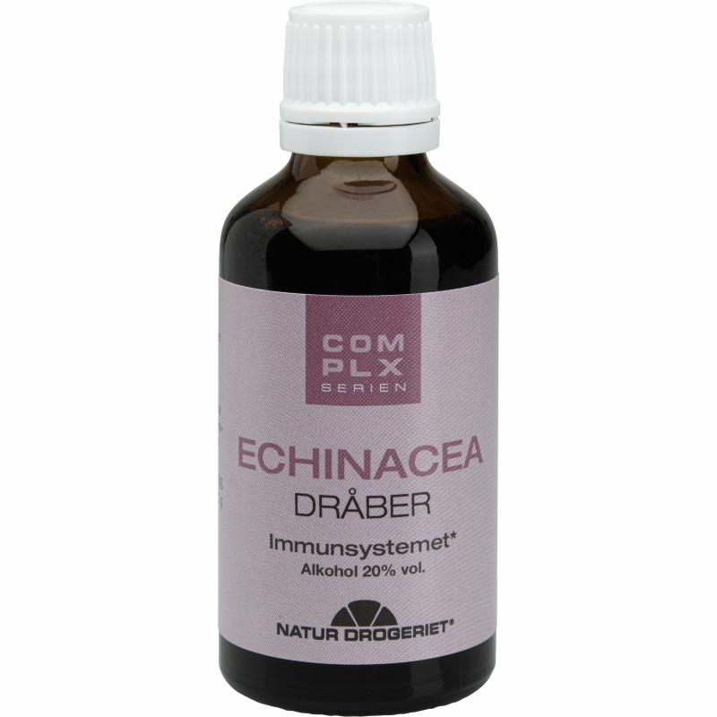 Flaske med Natur-Drogeriet Echinacea dråber, 50 ml