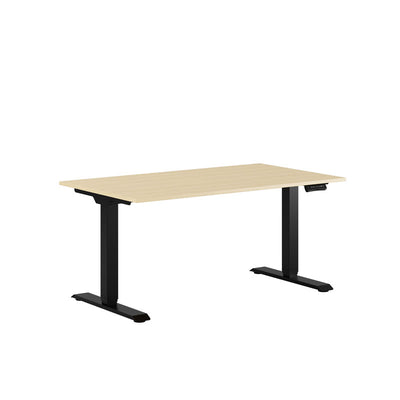 Premium Hæve/Sænkebord m/2 motorer 140x80cm - Eg-sort