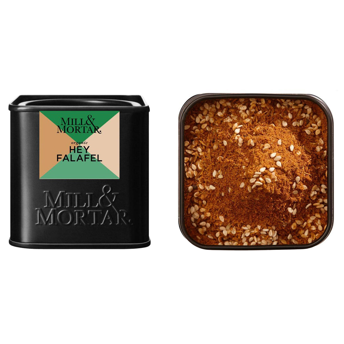 Mill & Mortar Hey Falafel krydderiblanding, pakning på 50 g