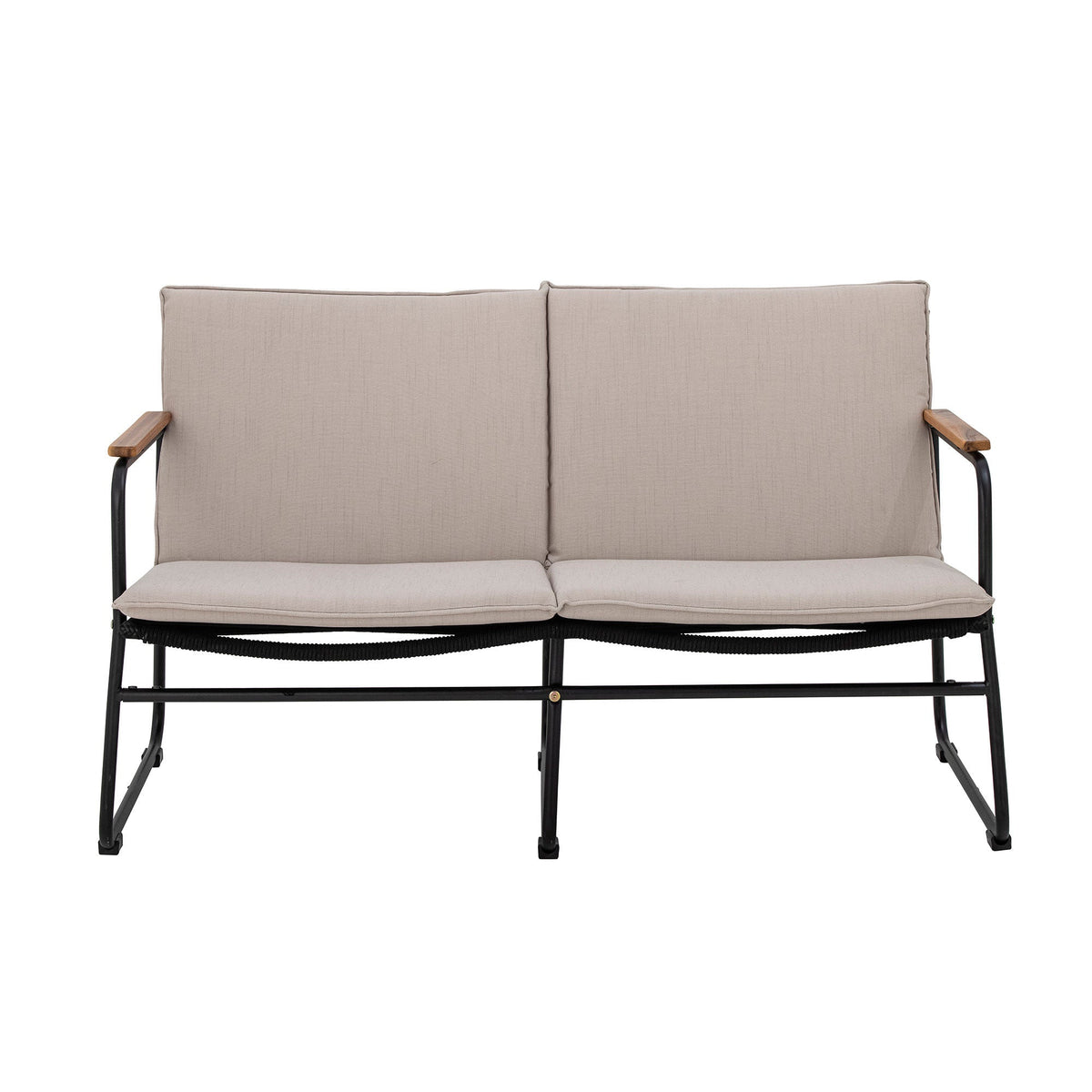 Se Bloomingville - Hampton Sofa, Sort, Metal L125 cm ❤ Kæmpe udvalg i Bloomingville - Køb online på udsalg og tilbud lige nu ❤ Billig fragt og hurtig levering - Varenummer: Bolig&Haven-47065513754954 og barcode / Ean: 5711173305490 på lager - Udsalg på Store besparelser – op til 71% - Store besparelser på over 2.281 brands