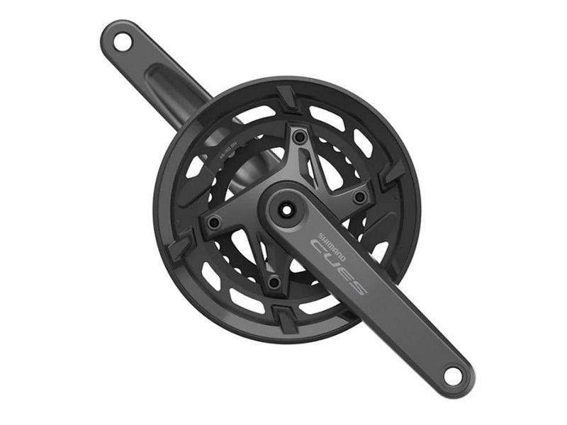 Se Shimano Cues Kranksæt - 46-30T - 9/10 speed - 175mm pedalarm - Inkl. Kædeskærm - FC-U6000-2 ✔ Kæmpe udvalg i  Shimano ✔ Hurtig levering: 1 - 2 Hverdage samt billig fragt - Varenummer: CKP-4550170171698 og barcode / Ean: &