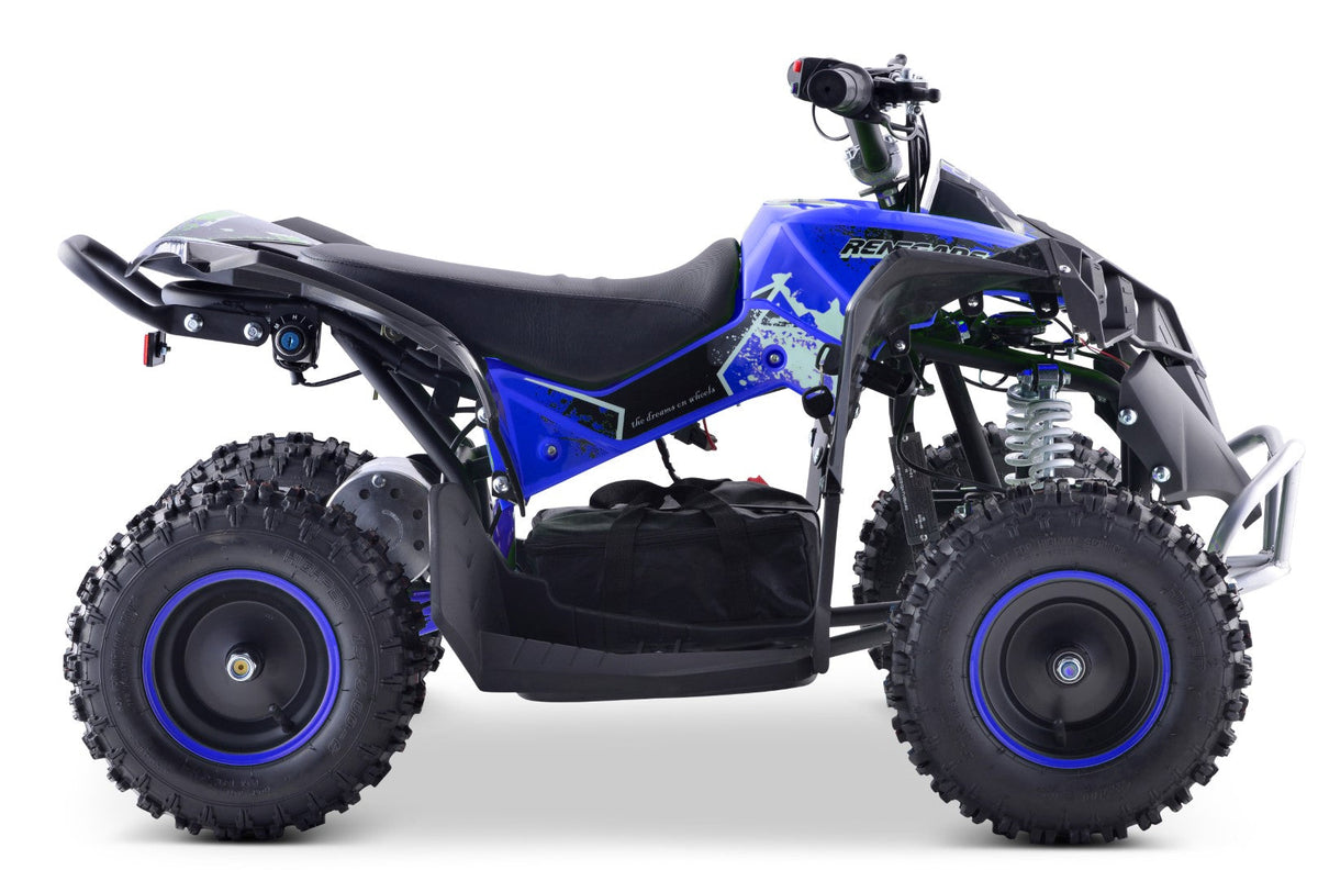 Se EL Mini ATV Renegade 1000W - Elektrisk Mini ATV med Fartbegrænser og LED Lys (blå) ❤ Kæmpe udvalg i MCU-Sport - Køb online på udsalg og tilbud lige nu ❤ Billig fragt og hurtig levering - Varenummer: Bolig&Haven-53472651346250 og barcode / Ean: på lager - Udsalg på Spar helt op til 73% - Over 739 kendte brands på udsalg