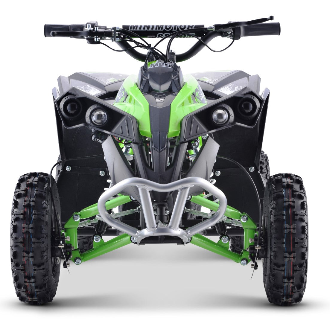 Se EL Mini ATV Renegade 1000W - Elektrisk Mini ATV med Fartbegrænser og LED Lys (Grøn) ❤ Kæmpe udvalg i MCU-Sport - Køb online på udsalg og tilbud lige nu ❤ Super billig fragt og lynhurtig levering - Varenummer: Bolig&Haven-53472664944970 og barcode / Ean: på lager - Udsalg på Op til 61% rabat - Mere end 1.329 populære mærker på udsalg