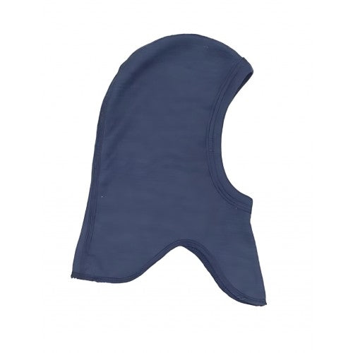 Engel elefanthue i uld og silke i navy-blue, størrelse 74/80