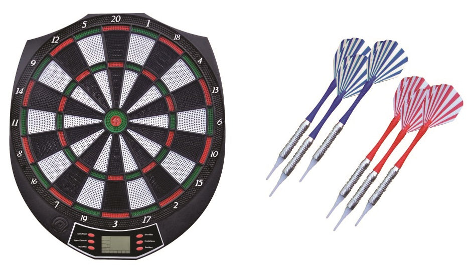 Se Elektronisk Dartspil 38cm m/6 pile ✔ Kæmpe udvalg i Sport1 - Køb online på udsalg og tilbud lige nu ✔ Lav fragtpris og hurtig levering - Varenummer: MMAction-1954700066 og 8005586198259 på lager - Udsalg på Dart til børn Op til 63% rabat - Over 2.739 mærker samlet ét sted