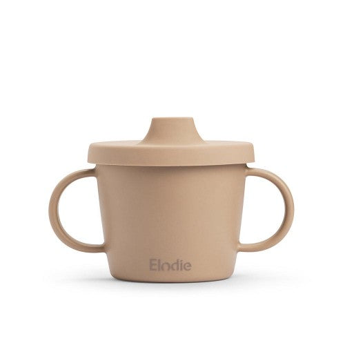 Elodie sippy cup med store håndtag i farven Blushing Pink