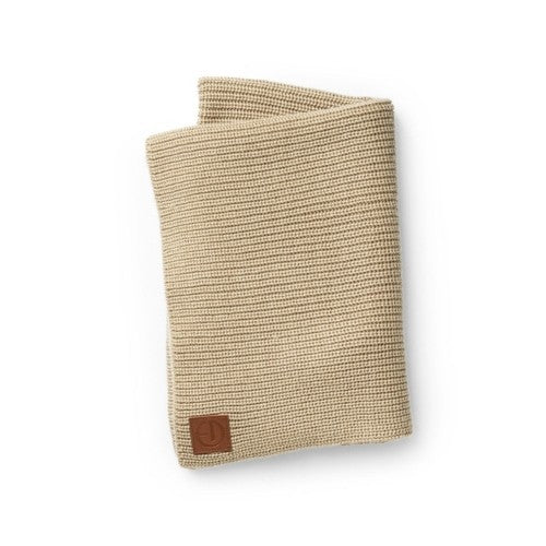 Strikket børnetæppe fra Elodie Details i farven pure khaki