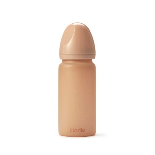Elodie Details sutteflaske i glas i farven Blushing Pink