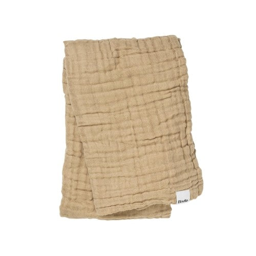 Strikket bomuldstæppe fra Elodie Details i farven Pure Khaki