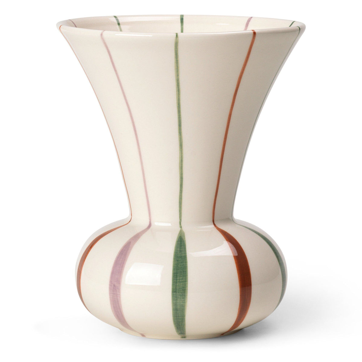 Kähler Signature vase på 15 cm i multi color med keramisk hulplade