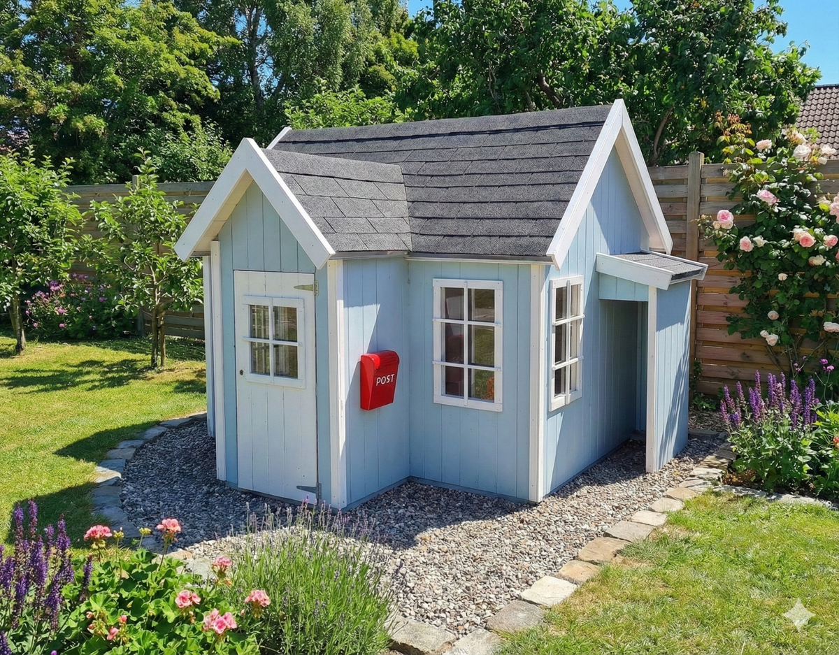 Legehus Lille Emma i træ på 4,8 m²