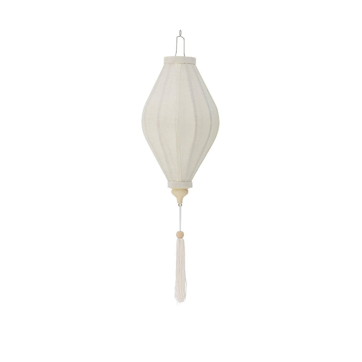 Hvid Pomp dekoration i polyester fra Bloomingville med ballonform
