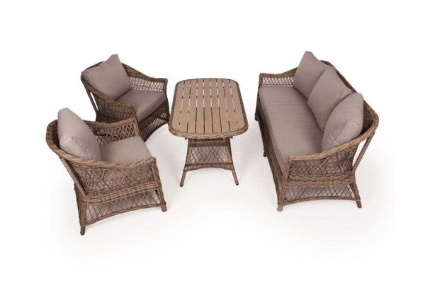 Se Enø Brun Sofasæt - Inkl. hynder ❤ Hurtig levering til lave fragtpriser - Varenummer: Havemøbelland-DK2645 og barcode / Ean: 5714988028370 på lager - Udsalg på HAVESOFA- OG LOUNGEMØBLER - Havesofasæt Op til 57% rabat - Mere end 2.739 populære mærker på tilbud