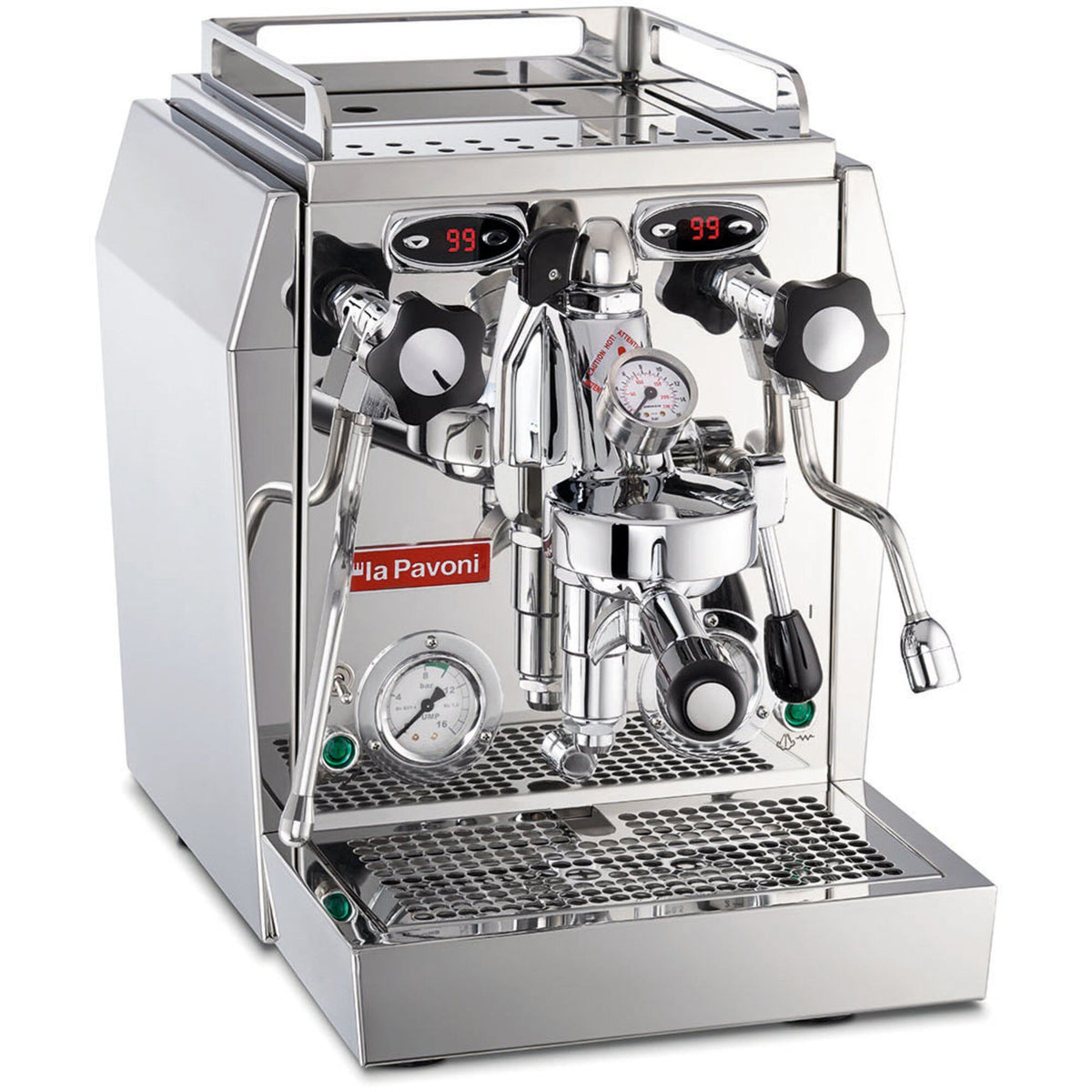 La Pavoni Botticelli Speciality espressomaskine i rustfrit stål, LPSGEG03NO