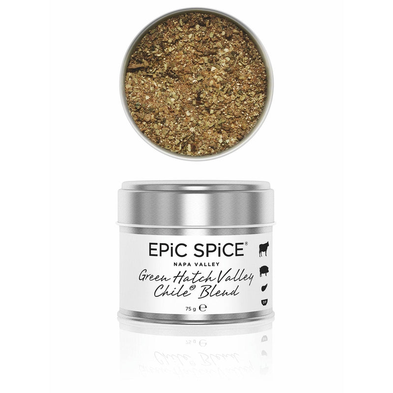 Se Epic Spice Green Hatch Valley Chile® blend, 75g ✔ Kæmpe udvalg i Epic Spice ✔ Meget billig fragt og hurtig levering: 1 - 2 hverdage - Varenummer: KTO-1112267-75 og barcode / Ean: &