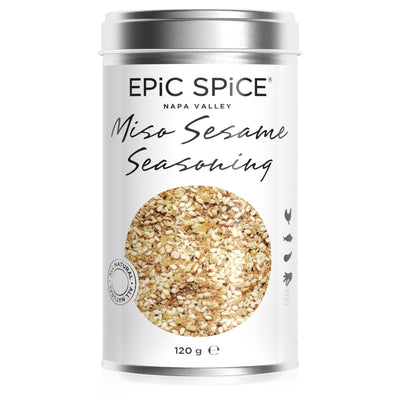 Se Epic Spice Miso Sesame 120 g ✔ Kæmpe udvalg i Epic Spice ✔ Hurtig levering: 1 - 2 Hverdage samt billig fragt - Varenummer: KTO-1111710-100 og barcode / Ean: '5213012762520 på lager - Udsalg på Krydderi Spar op til 54% - Over 1150 kendte brands på udsalg