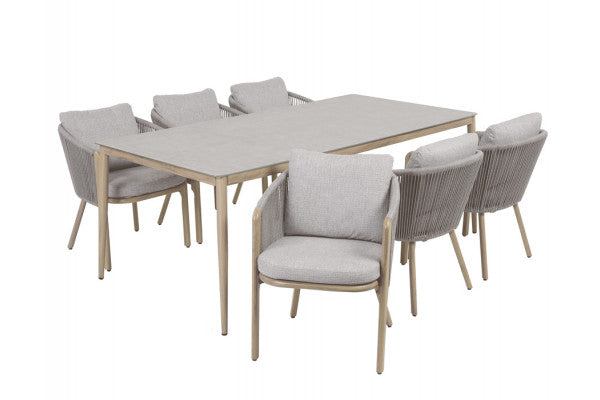 Se Esbjerg Hamborg Havemøbelsæt m/6 stole - 100x200 cm ❤ Billig fragt og hurtig levering - Varenummer: Havemøbelland-DK4427 - Udsalg på HAVEMØBELSÆT - Vedligeholdelsesfrie havemøbelsæt Spar stort – op til 59% - Eksklusivt udsalg på over 2.739 brands