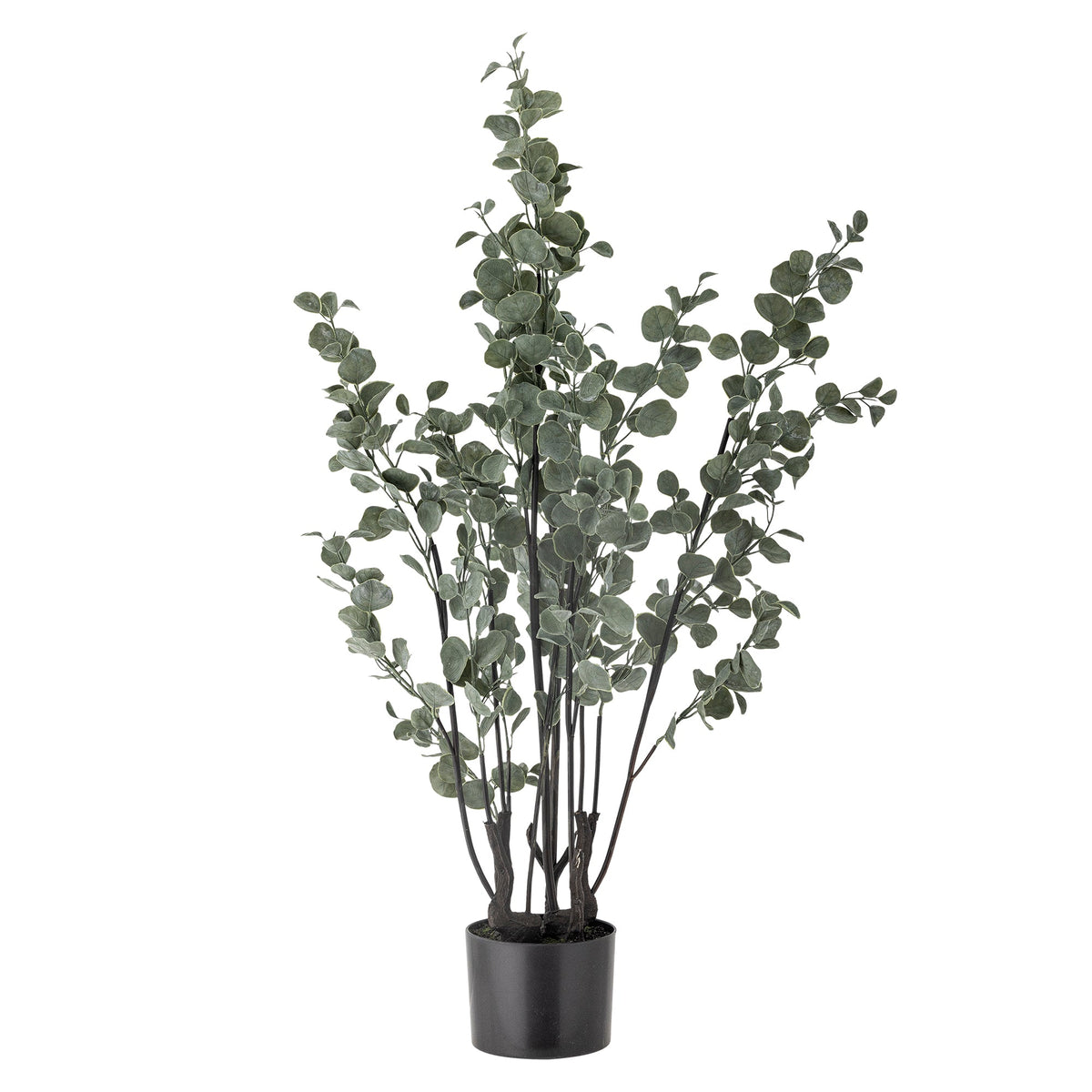 Grøn kunstig eucalyptusplante fra Bloomingville i pot, 117 cm høj