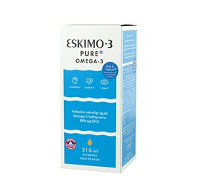 Se Eskio-3 Pure Omega-3 210 ml. ✔ Kæmpe udvalg i Bolig Magasin - Køb online på udsalg og tilbud lige nu ✔ Lav fragtpris og hurtig levering - Varenummer: Helsegrossisten-28860 og 7391325900322 på lager - Udsalg på Sundhed > Øjne > Hjerne & hjerte Spar stort – op til 59% - Kæmpe udsalg på over 2.739 mærker