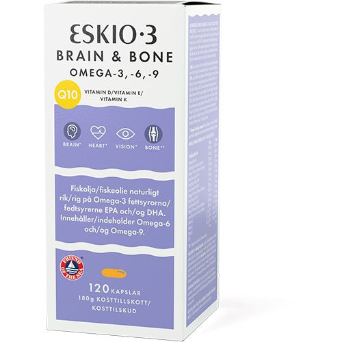 Se Midsona Eskio3 Brain & Bone Omega 3, 6, 9 120 kapsler ✔ Kæmpe udvalg i Midsona - Køb online på udsalg og tilbud lige nu ✔ Lav fragtpris og hurtig levering - Varenummer: Helsegrossisten-51481 og 7391325900568 på lager - Udsalg på Øjne > Led og knogler > Fiskeolie til børn Spar stort – op til 53% - Over 2.739 kendte mærker på stort udsalg