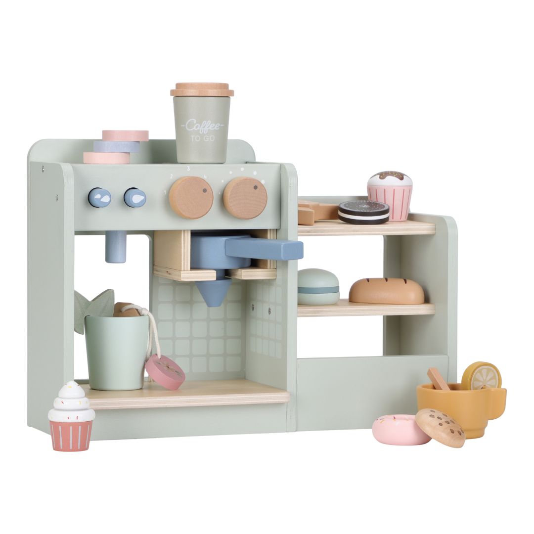 Little Dutch XL espressomaskine til legecafé fra serien Min fine café