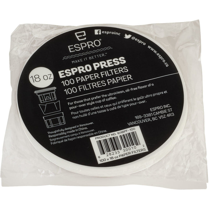 Se Espro 100 stk. papirfiltre til 0,5 liter ✔ Stort online udvalg i Espro ✔ Hurtig levering: 1 - 2 Hverdage samt billig fragt - Varenummer: KTO-61470032 og barcode / Ean: &
