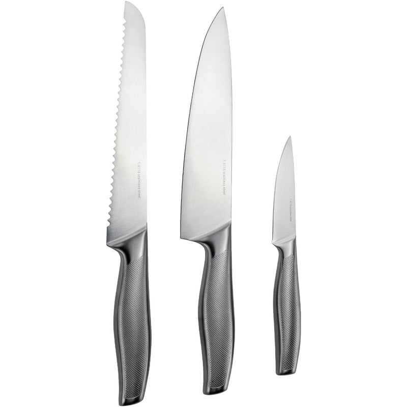 Se Essentials Knivsæt, 1.4116-stål, 3 dele ✔ Kæmpe udvalg i Essentials ✔ Meget billig fragt og hurtig levering: 1 - 2 hverdage - Varenummer: KTO-KIT-EN 3PC og barcode / Ean: &