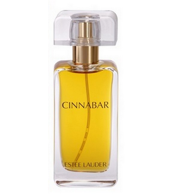 Flaske med Estee Lauder Cinnabar eau de parfum spray, 50 ml