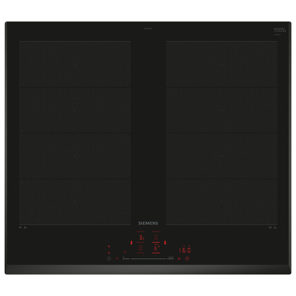 Siemens iQ700 EX651HXC1E induktionskogeplade, 60 cm bred