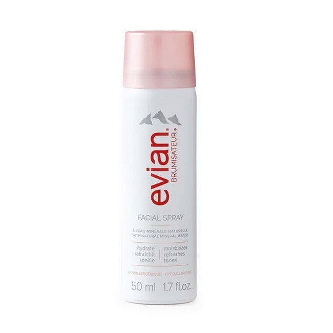 Evian Facial Spray Mineral Waters ansigtsspray i 50 ml flaske