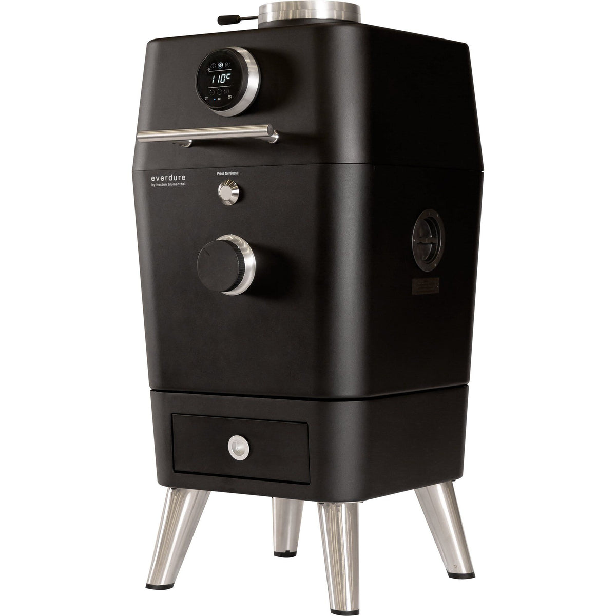 Sort Everdure 4K kulgrill inspireret af Kamadogrillen
