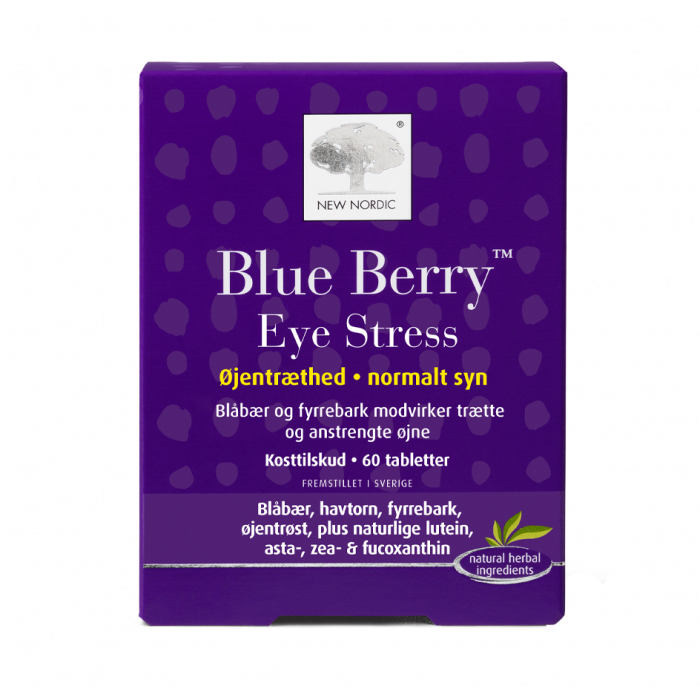 Se New Nordic Blue Berry Eye Stress ✔ Kæmpe udvalg i New Nordic - Køb online på udsalg og tilbud lige nu ✔ Hurtig levering til lave fragtpriser - Varenummer: Helsegrossisten-45104 og 5021807451043 på lager - Udsalg på Sundhed > Øjne > Store besparelser – op til 71% - Spar stort på mere end 2.739 mærker