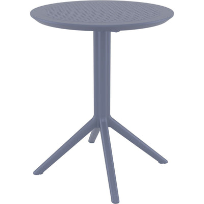 Sky bord m/vip Ø60cm - Mørkegrå