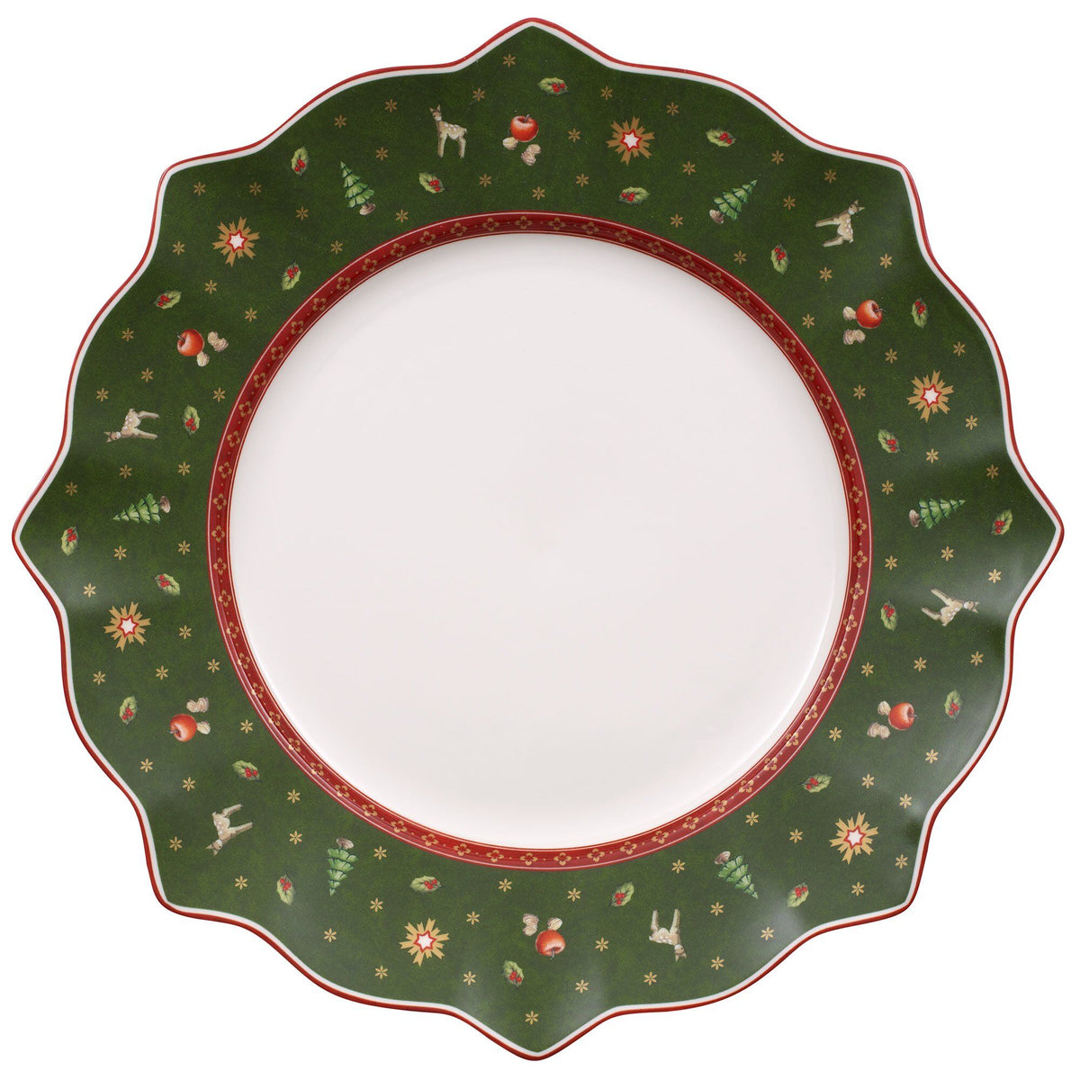 Villeroy & Boch Toy's Delight tallerken, 28 cm, i grøn porcelæn