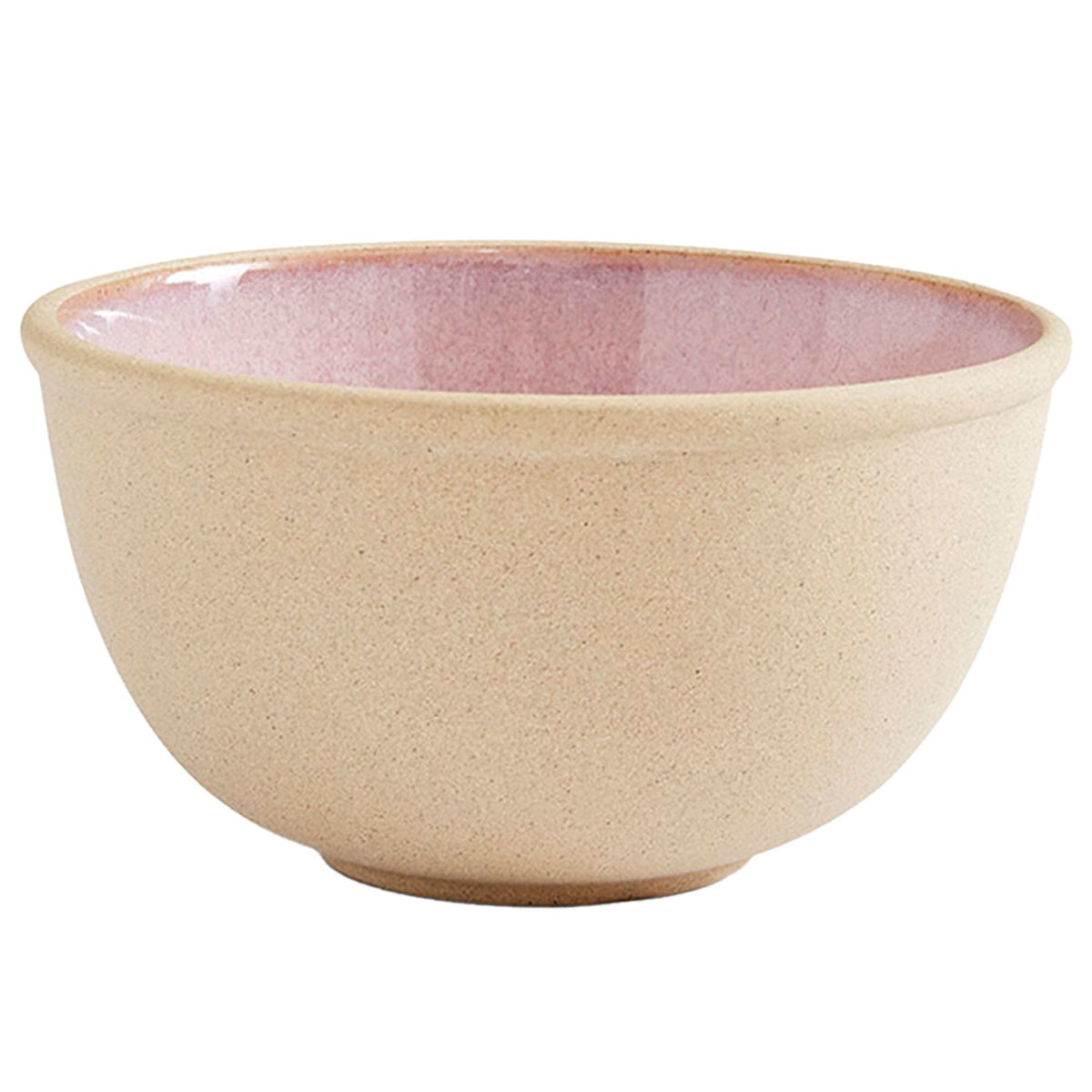 Fire små skåle i rose quartz fra Portmeirion Minerals-kollektionen