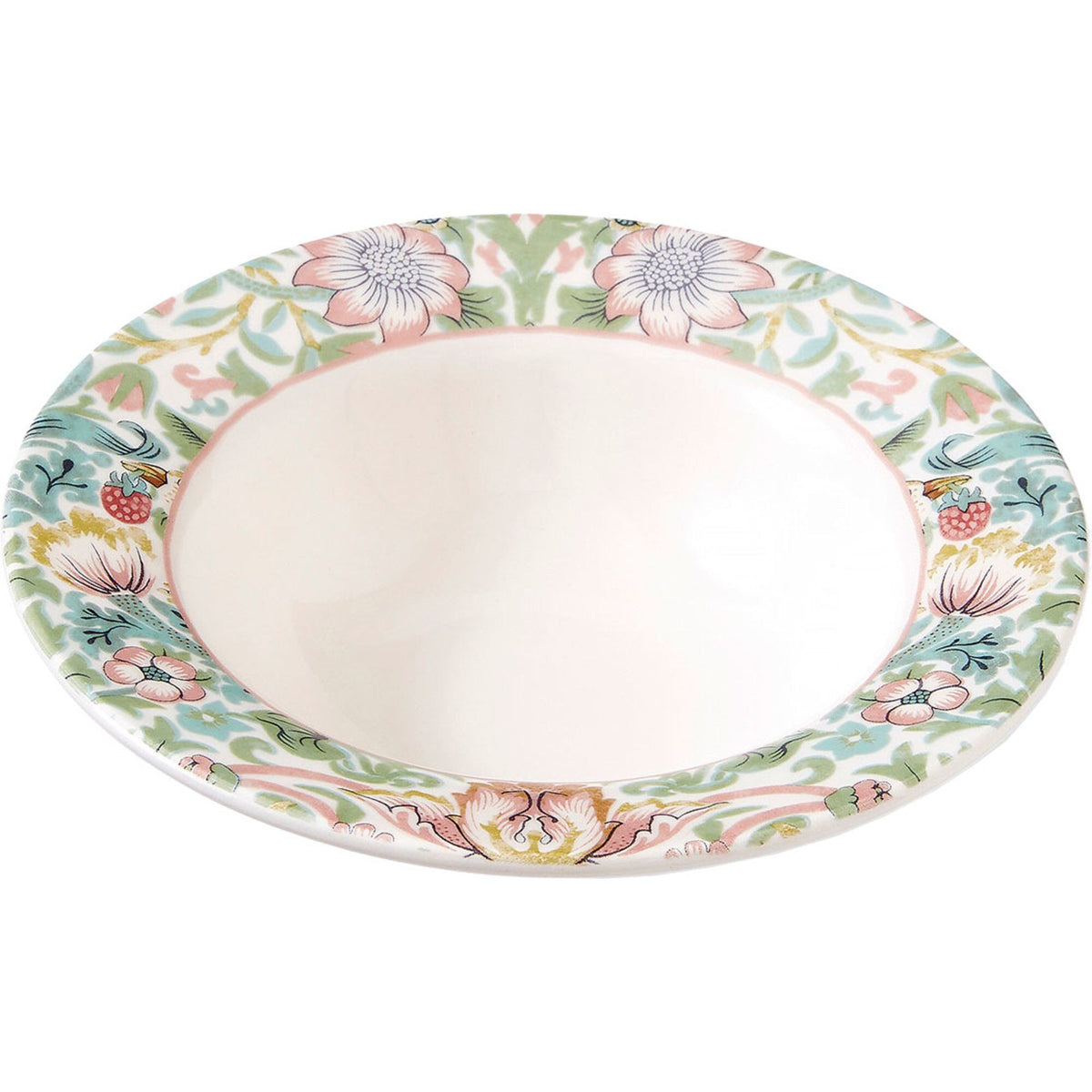 Spode skål 19 cm med Strawberry Thief-mønster fra Morris & Co
