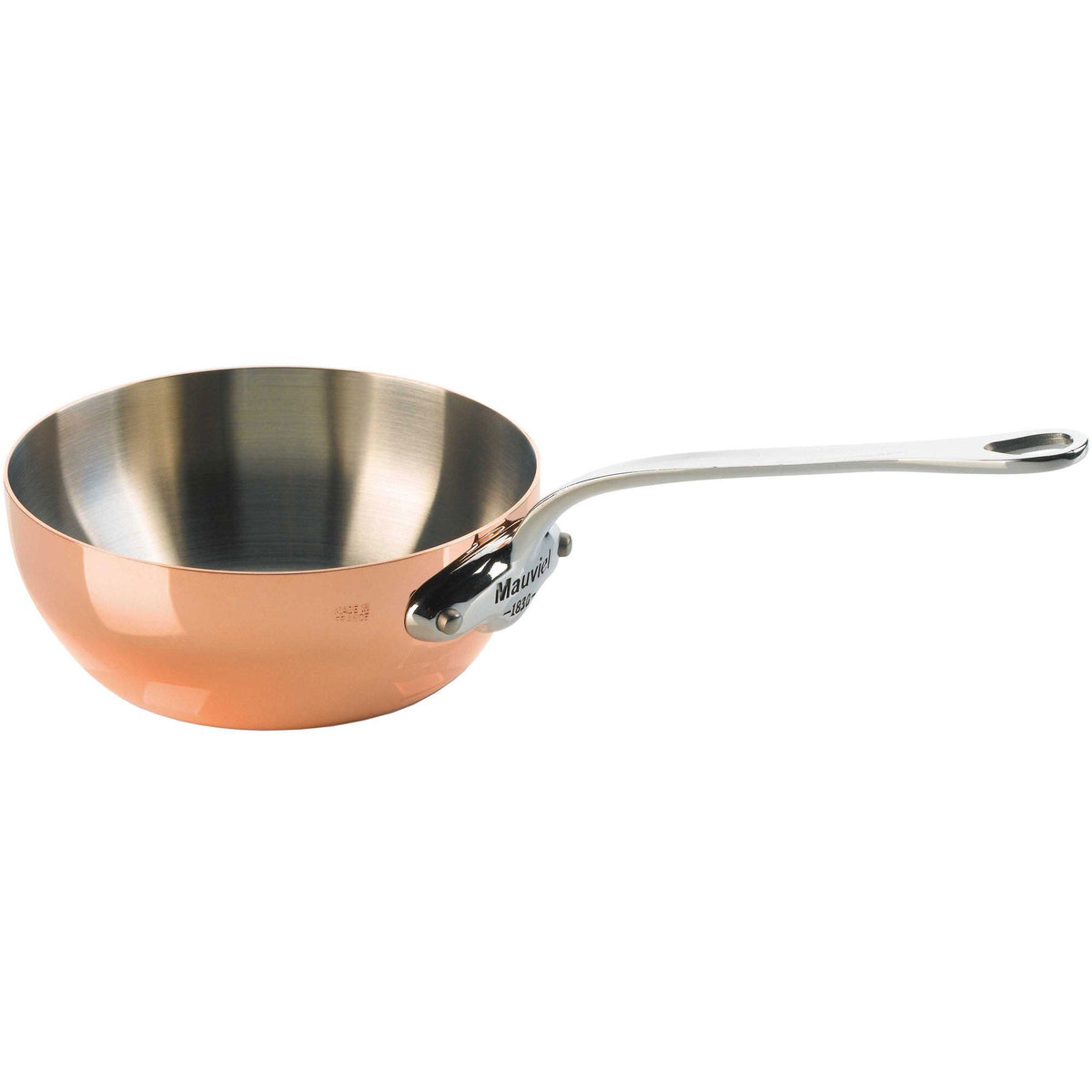 Mauviel M'150s rundet sautérpande i kobberserien, 800 ml
