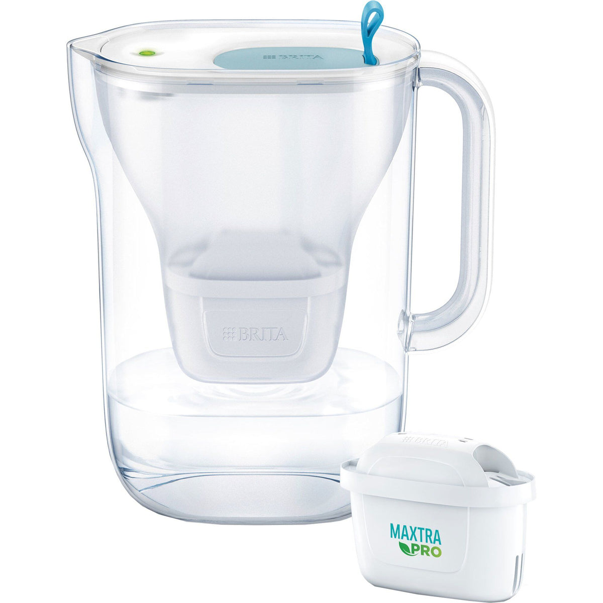 Blå Brita Style vandfilterkande på 2,4 liter