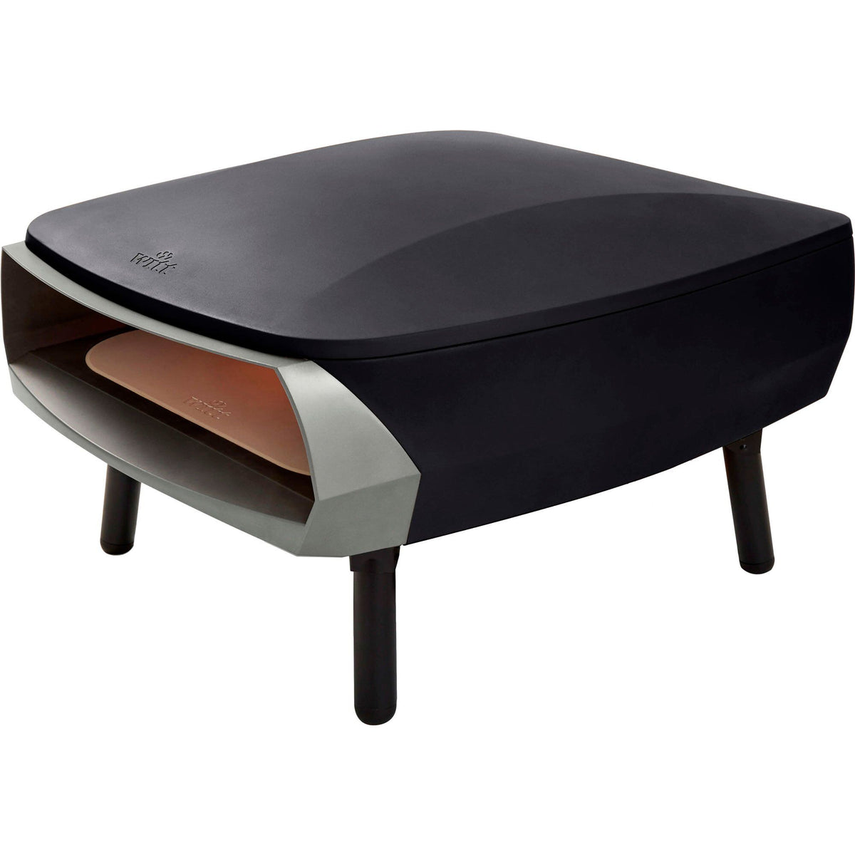 Witt Etna Fermo pizzaovn i matte black med foldbare ben