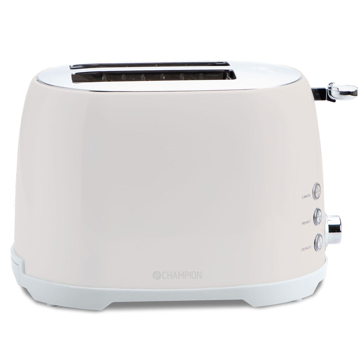 Champion brødrister med to rum i cremehvid, Creme White Series