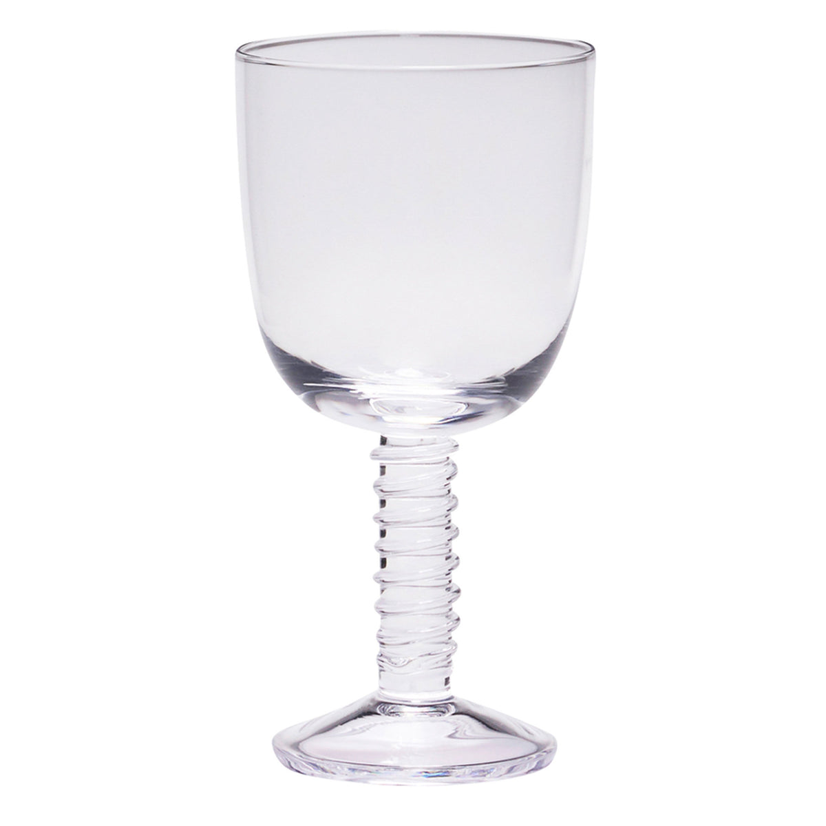 Hübsch Clink hvidvinsglas i klar krystal, 240 ml