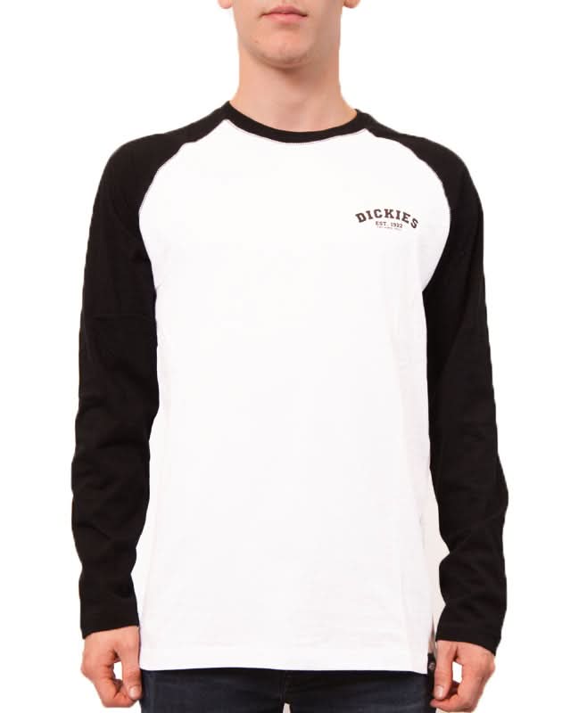 Se Dickies Baseball Langærmet T-shirt Sort S ✔ Kæmpe udvalg i  Dickies ✔ Hurtig levering: 1 - 2 Hverdage samt billig fragt - Varenummer: JUCO-42545-S og barcode / Ean: &