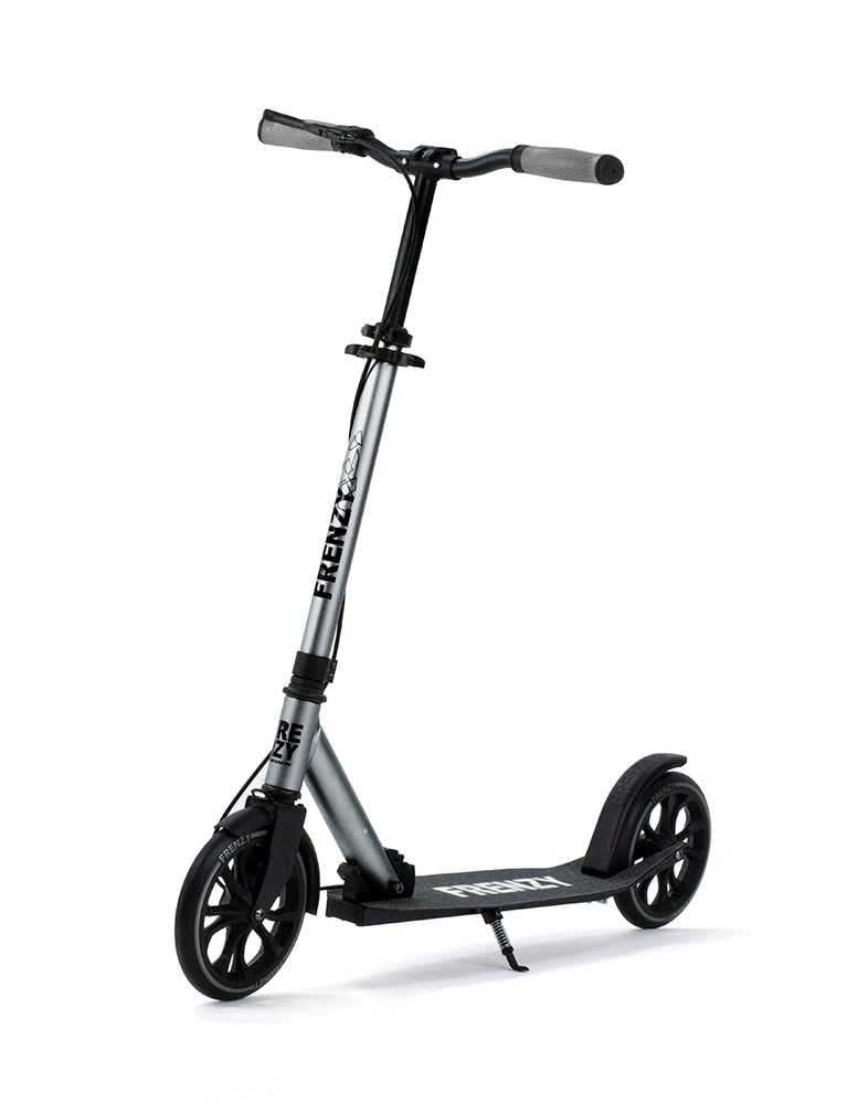 Se Frenzy Løbehjul 205 mm Dual Brake Plus Titanium 87-96cm ✔ Kæmpe udvalg i  Frenzy Løbehjul ✔ Hurtig levering: 1 - 2 Hverdage samt billig fragt - Varenummer: JUCO-fr205dbtit og barcode / Ean: &