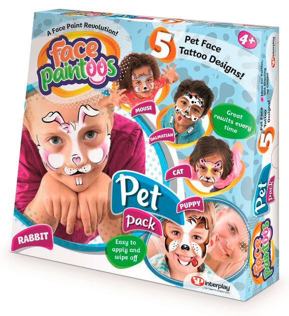 Se Face Paintoos Kæledyr Pakke ✔ Kæmpe udvalg i Face Paintoos - Køb online på udsalg og tilbud lige nu ✔ Super billig fragt og lynhurtig levering - Varenummer: MMAction-225009 og 5026175190020 på lager - Udsalg på Kreativ Mode for børn Op til 63% rabat - Find tilbud fra over 2.739 mærker