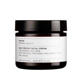 Se Evolve Facial Cream Daily Renew 60ml. ✔ Kæmpe udvalg i Evolve Organic Beauty - Køb online på udsalg og tilbud lige nu ✔ Lav fragtpris og hurtig levering - Varenummer: Helsegrossisten-28969 og 5060200048030 på lager - Udsalg på Personlig pleje > Ansigt > Evolve Organic Beauty Spar stort – op til 59% - Over 2.739 mærker med daglige tilbud